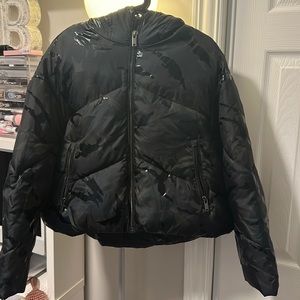 Zara oversize camouflage coat